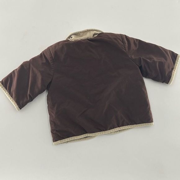 Janie and Jack Chocolate Barn Jacket sz 0-6 mo - Picture 6 of 6